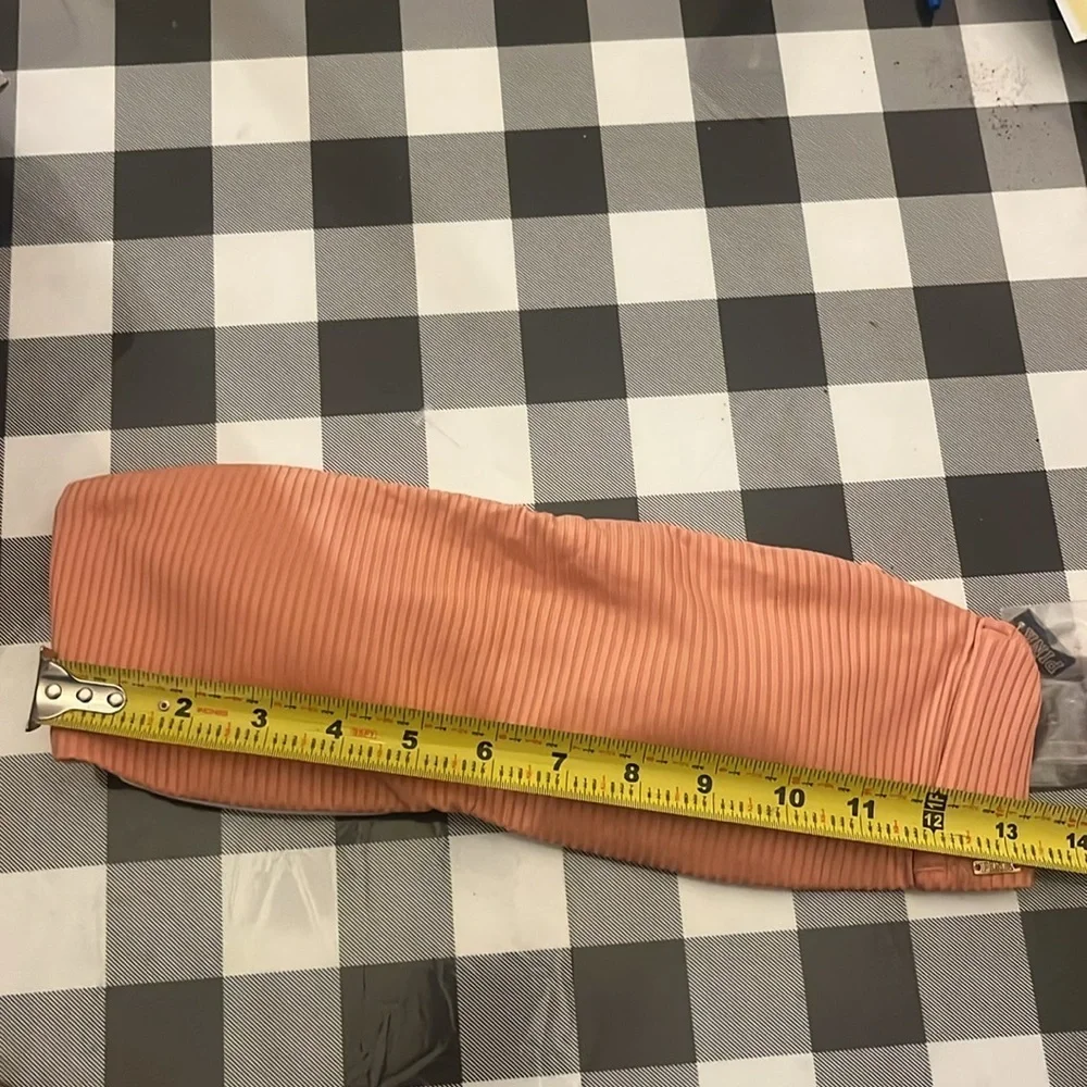 New Victoria’s Secret PINK Women’s Bikini Top Bandeau Ribbed Size Large NWT - Picture 11 of 12